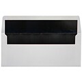 LUX® 60lbs. 4 1/8 x 9 1/2 #10 Business Envelopes, White With Black LUX Lining, 1000/BX