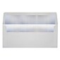 LUX 60lbs. 4 1/8" x 9 1/2" #10 Business Envelopes, White With Silver LUX Lining, 250/BX