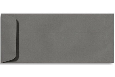 LUX® 70lbs. 4 1/8 x 9 1/2 #10 Open End Envelopes, Smoke Gray, 500/BX