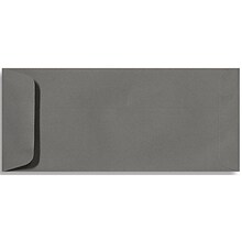 LUX® 70lbs. 4 1/8 x 9 1/2 #10 Open End Envelopes, Smoke Gray, 500/BX