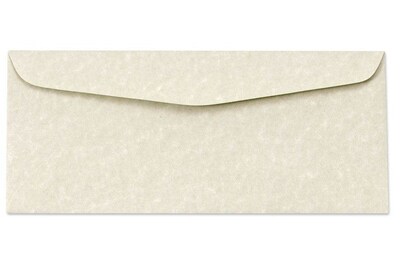 LUX® 60lbs. 4 1/8" x 9 1/2" #10 Regular Envelopes, Cream Parchment, 250/BX