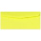 LUX® 60lbs. 4 1/8" x 9 1/2" #10 Bright Regular Envelopes, Electric Yellow, 250/BX