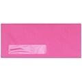 LUX® #10 (4 1/8 x 9 1/2) Window Envelopes, Bright Fuchsia Pink Pink, 500/BX