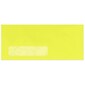 LUX Moistenable Glue #10 Window Envelope, 4 1/2" x 9 1/2", Electric Yellow, 500/Box (4261-20-500)