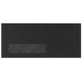 LUX® 70lbs. 4 1/8 x 9 1/2 #10 Window Envelopes; Midnight Black, 1000/BX