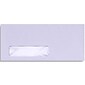 LUX Moistenable Glue #10 Window Envelope, 4 1/2" x 9 1/2", Orchid Purple, 50/Pack (28815-50)