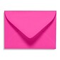 LUX 2 11/16" x 3 11/16" 70lbs. #17 Mini Envelopes W/Glue, Magenta Pink, 50/Pack