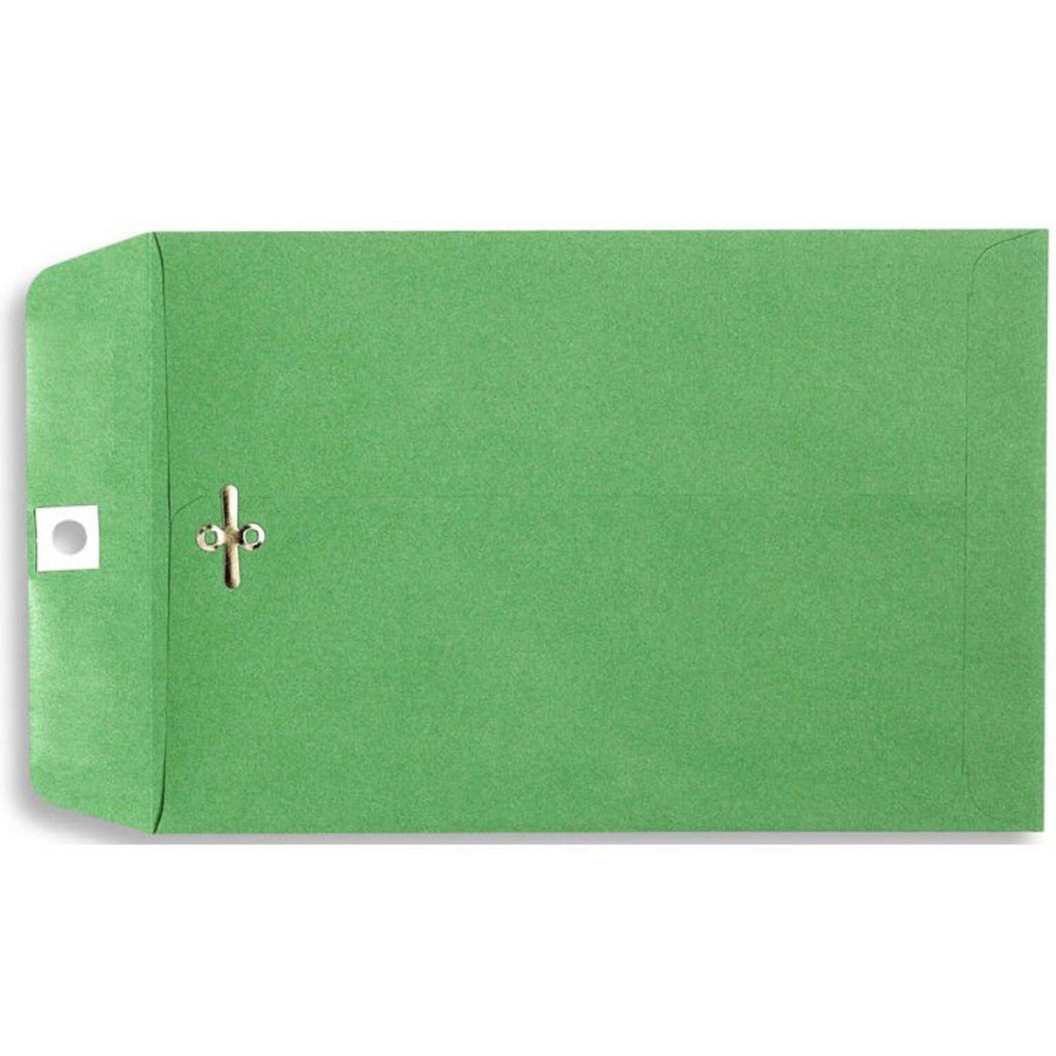 LUX® 70lbs. 10 x 13 Clasp Envelopes, Bright Green, 500/BX