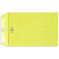 Lux® 10 x 13 Open End Clasp Envelopes; Bright Lemon, 100/Pk