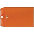 Lux® 10 x 13 Open End Clasp Envelopes; Bright Orange, 100/Pk