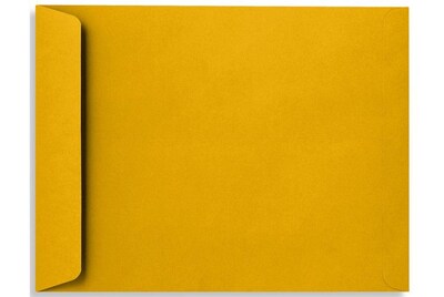 LUX Open End Self Seal #13 Catalog Envelope, 10 x 13, Yellow, 50/Pack (EX4897-12-50)