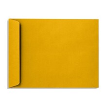 LUX Open End Self Seal #13 Catalog Envelope, 10 x 13, Yellow, 50/Pack (EX4897-12-50)