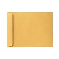 LUX Open End Moistenable Glue #15 1/2 Catalog Envelope, 12 x 15 1/2, Brown, 50/Pack (93404-50)
