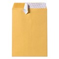 LUX Peel & Seal Open End Self Seal #15 1/2 Catalog Envelope, 12 x 15 1/2, Brown, 50/Pack (75498-50