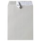LUX® 12" x 15 1/2" Open End Envelopes With Peel & Seal, Gray Kraft, 50/Pack