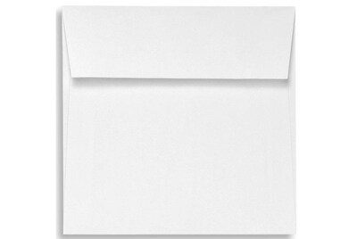 Lux® 5 x 5 70lbs. Square Flap Envelopes W/Peel & Press; Bright White, 50/Pk
