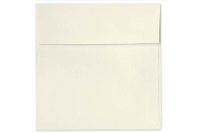 LUX® 70lb 5x5 Square Flap Envelopes W/Peel&Press; Natural, 1000/BX