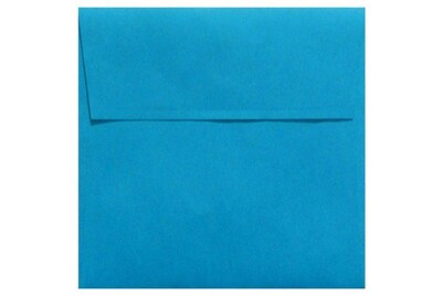 LUX® 80lbs. 5 x 5 Square Envelopes W/Peel & Press, Pool Blue, 250/BX