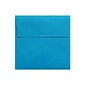 LUX® 80lbs. 5" x 5" Square Envelopes W/Peel & Press, Pool Blue, 250/BX