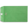 LUX® 70lbs. 9 x 12 Clasp Envelopes, Bright Green, 500/BX
