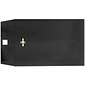 LUX 9" x 12" Open End Clasp Envelopes, Midnight Black, 100/Pack