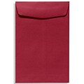 LUX® 9 x 12 70lbs. Open End Envelopes, Garnet Red, 50/Pack