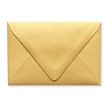 LUX A1 Contour Flap Envelopes (3 5/8 x 5 1/8) 250/Box, Gold Metallic (1865-07-250)