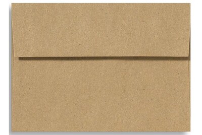 LUX A1 Invitation Envelopes (3 5/8 x 5 1/8) 50/Box, Grocery Bag (4865-GB-50)