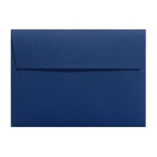 LUX A1 Invitation Envelopes (3 5/8 x 5 1/8) 50/Box, Navy (LUX-4865-103-50)