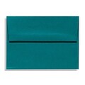 LUX® 70lbs. 4 3/8 x 5 3/4 Square Flap Envelopes W/Glue; Teal Blue, 500/BX