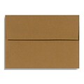 LUX® 70lb 4 3/8x5 3/4 A2 Invitation Envelopes W/Glue, tobacco brown, 500/BX