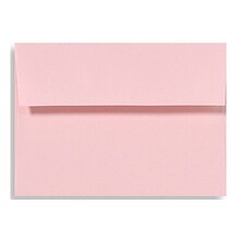 Lux® 4 1/4 x 6 1/4 80lbs. Square Flap Envelopes W/Peel & Press; Candy Pink, 50/Pk