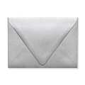 LUX A6 Contour Flap Envelopes (4 3/4 x 6 1/2) 250/Box, Silver Metallic (1875-06-250)