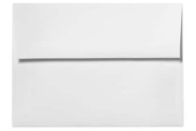 LUX® 80lb 4 3/4x6 1/2 Square Flap Envelopes W/Peel&Press; Bright White, 250/BX