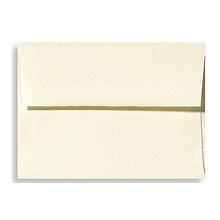 LUX A7 Invitation Envelopes (5 1/4 x 7 1/4) 500/Box, Natural Linen (4880-NLI-500)