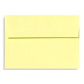 LUX® 70lbs. 5 3/4 x 8 3/4 Square Flap Envelopes W/Glue, Lemonade Yellow, 250/BX