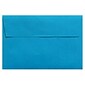 Lux® 5 3/4" x 8 3/4" 80lbs. Square Flap Envelopes W/Peel & Press; Pool Blue, 50/Pk