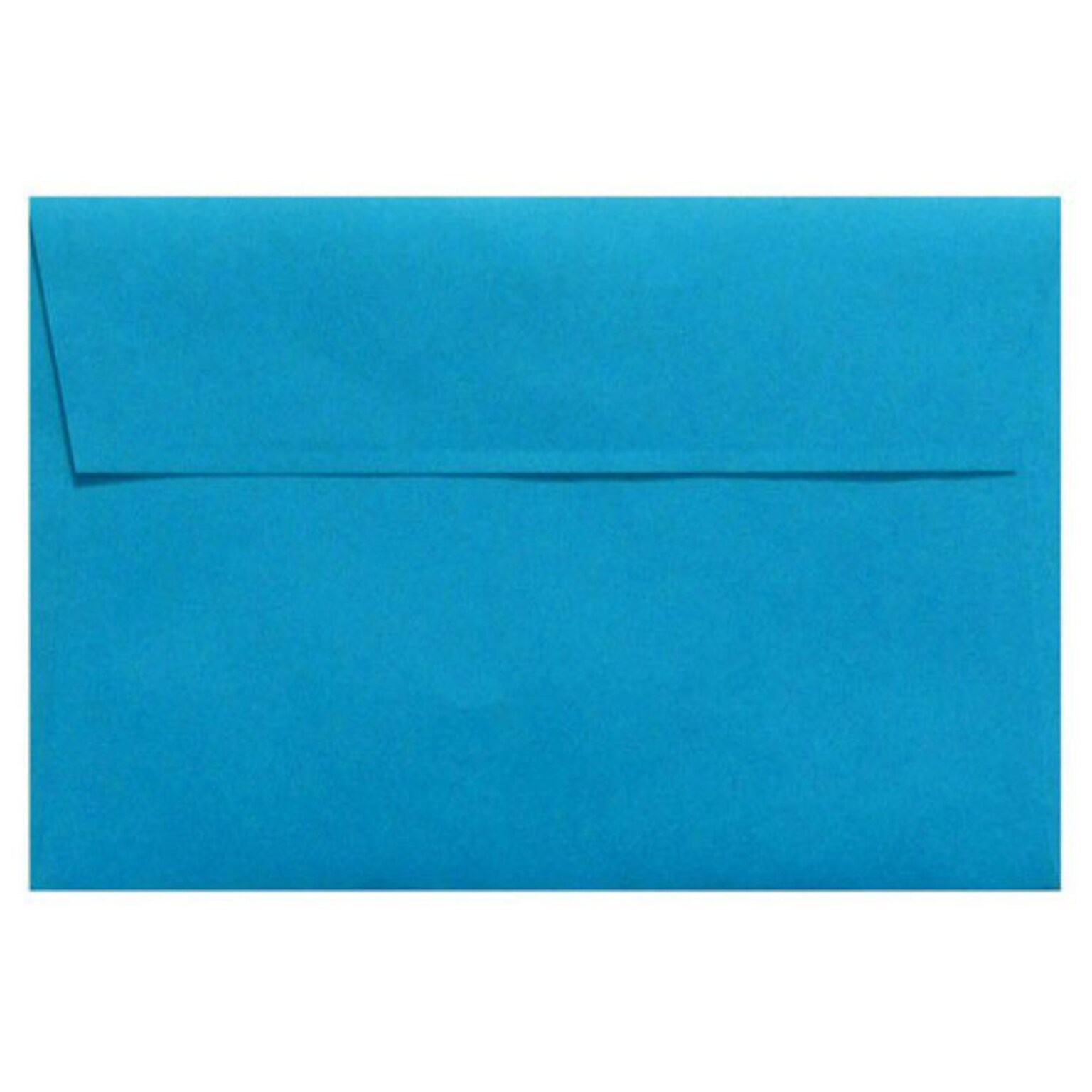 Lux® 5 3/4 x 8 3/4 80lbs. Square Flap Envelopes W/Peel & Press; Pool Blue, 50/Pk