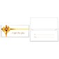 LUX® 70lbs. 2 7/8" x 6 1/2" Square Flap Currency Envelopes; Gold Bow, 500/BX