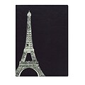 Eccolo™ Faux Leather Eiffel Tower Journal, Black
