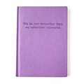 Eccolo™ Italian Faux Leather Remember Days Journal, Lavender