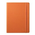 Eccolo™ Faux Leather Large Cool Jazz Journal, Orange