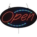 LED Open Sign, 15 X 27 X 1