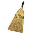 Genuine Joe® Janitor Lobby Blend Broom, 56(L), Nickel