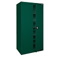 Sandusky Elite 78H Steel Storage Cabinet with 5 Shelves, Forest Green (EA4R362478-08)