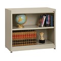 Sandusky® Elite 30 2-Shelf Radius Edge Steel Stationary Bookcase, Putty (BA1R361830-07)