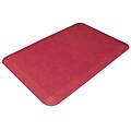 NewLife by GelPro Designer Comfort Standing Mat: 20x32: Leather Grain Cranberry