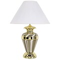 Ore International® 32 Urn-Shaped Metal Table Lamp, Satin Nickel