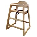 Ore International® Wooden Toddler Restaurant High Chair, Natural