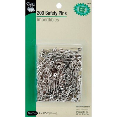 Dritz Safety Pins 1-1/16, 200/Pack